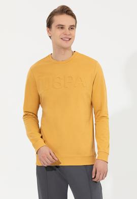 Erkek Safran Basic Sweatshirt - 50254503062