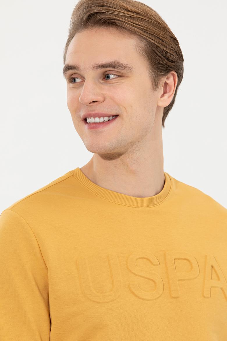 Erkek Safran Basic Sweatshirt - 50254503062