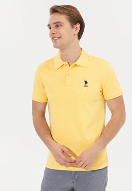 Erkek Açık Sarı Polo Yaka Tişört - 50249154009