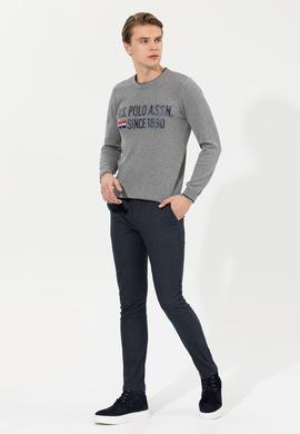 Erkek Lacivert Kanvas Pantolon - 50256596016