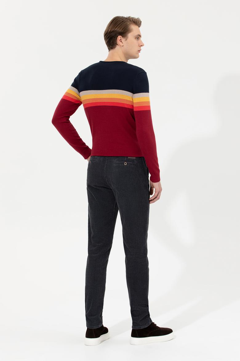 Erkek Antrasit Kanvas Pantolon - 50253461040