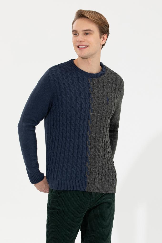 Erkek Lacivert Kazak