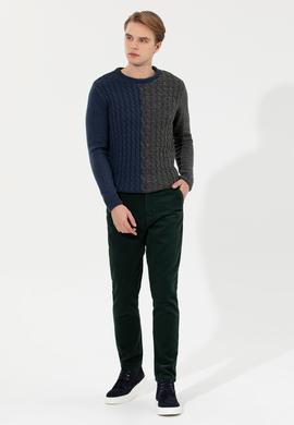 Erkek Lacivert Kazak - 50256665004