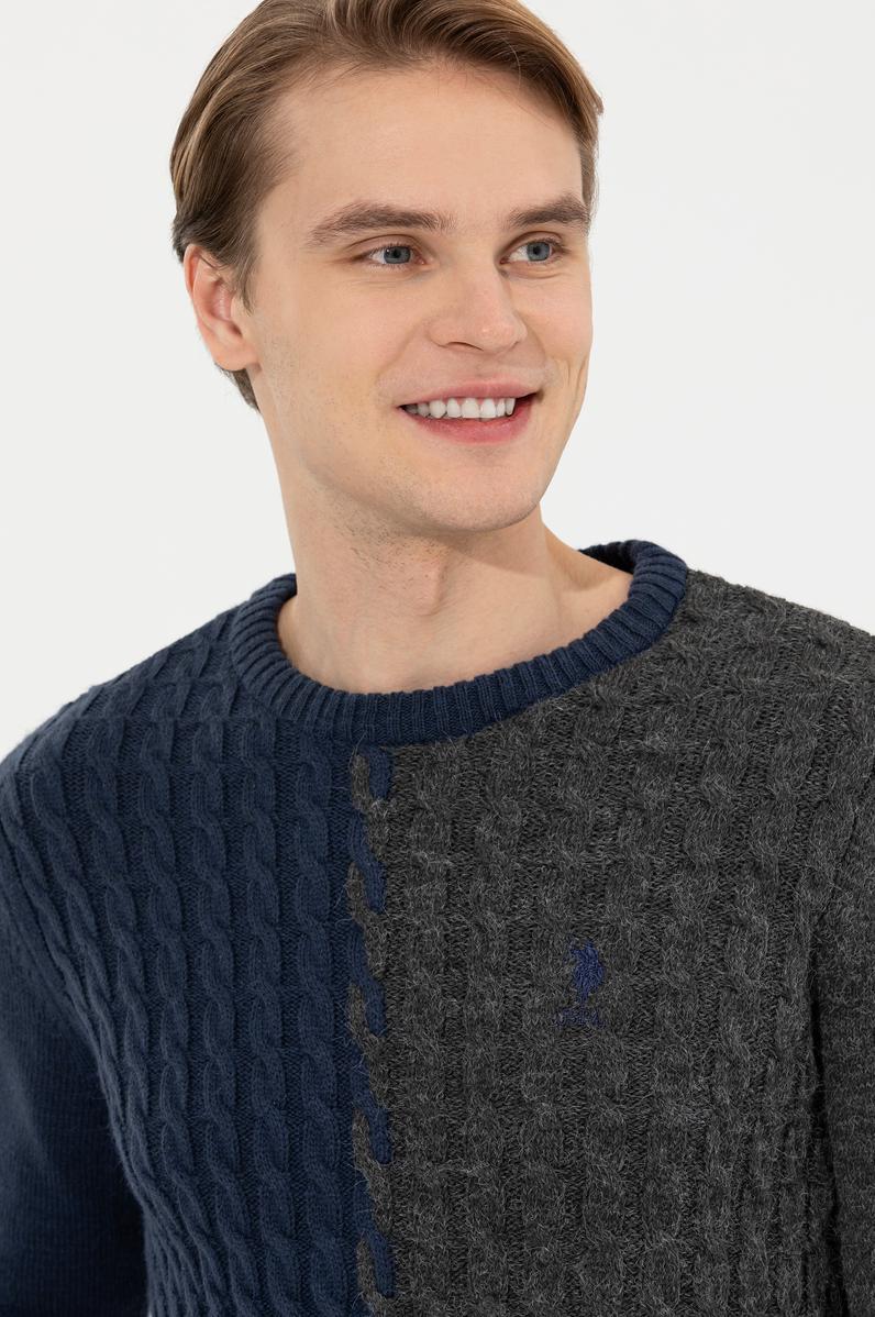 Erkek Lacivert Kazak