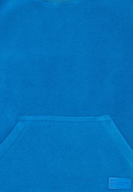 Çocuk Kobalt Mavi Polarlı Bisiklet Yaka Sweatshirt - 50253446006