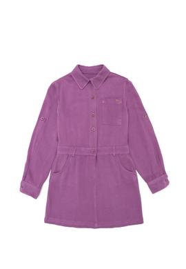 Kız Çocuk Menekşe Dokuma Elbise - 50252827024