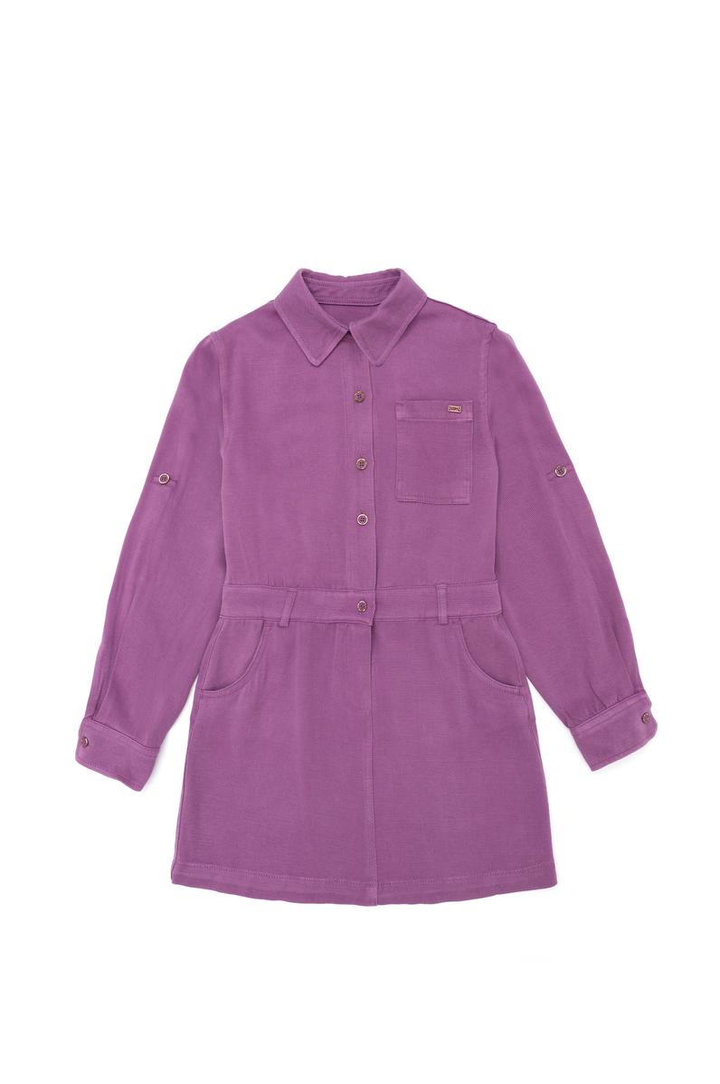 Kız Çocuk Menekşe Dokuma Elbise