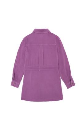 Kız Çocuk Menekşe Dokuma Elbise - 50252827024