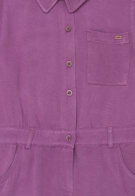 Kız Çocuk Menekşe Dokuma Elbise - 50252827024