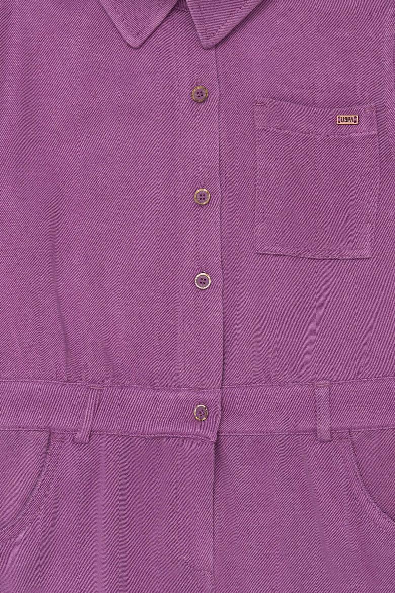 Kız Çocuk Menekşe Dokuma Elbise - 50252827024