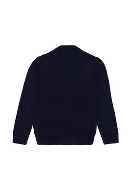 Erkek Çocuk Lacivert V Yaka Triko Hırka - 50253375020