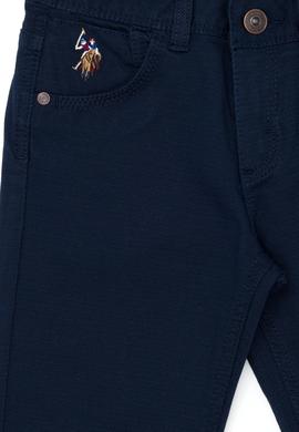 Erkek Çocuk Lacivert Kanvas Pantolon - 50253376019