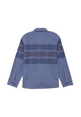 Erkek Çocuk Gri Uzun Kollu Gömlek - 50255271015