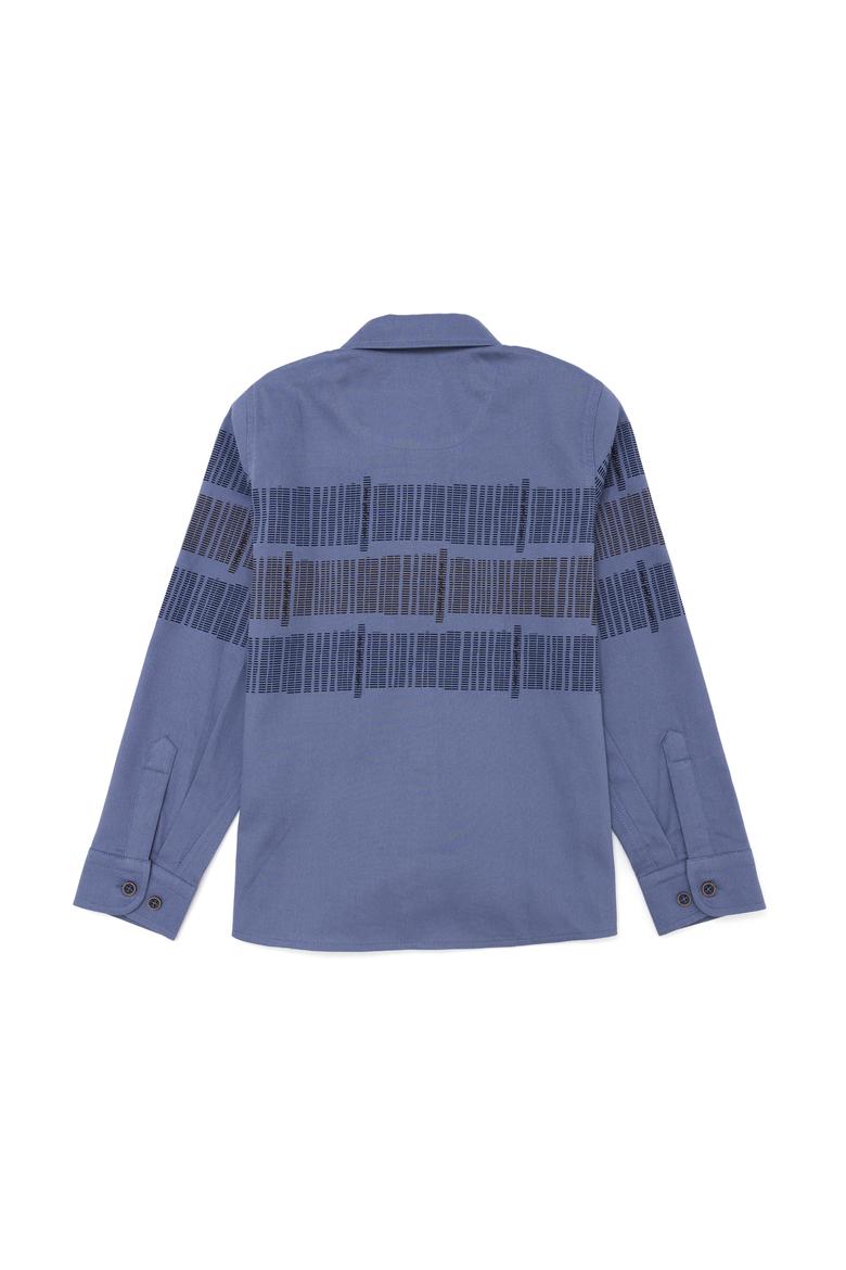 Erkek Çocuk Gri Uzun Kollu Gömlek - 50255271015