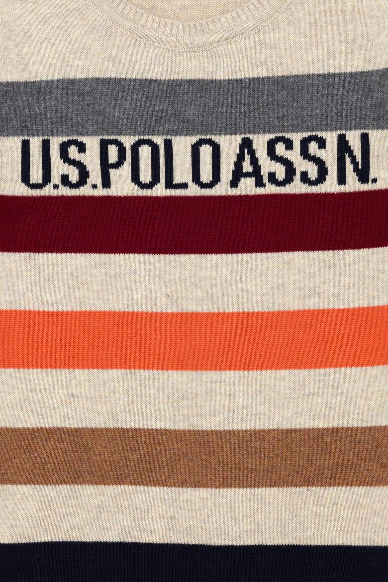 Erkek Çocuk Taş Melanj Bisiklet Yaka Triko Kazak - 50256173029