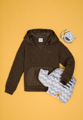 Erkek Çocuk Coconut Kapüşonlu Sweatshirt - 50256387014