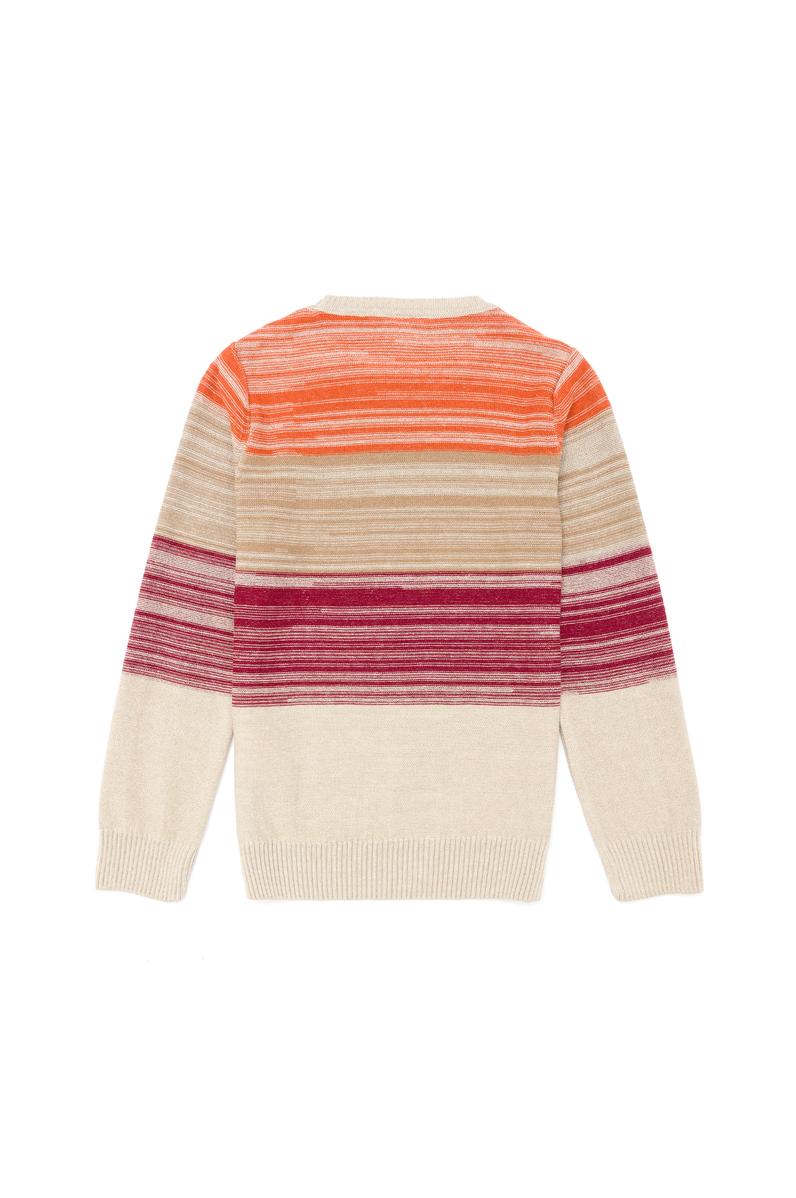 Erkek Çocuk Taş Melanj Bisiklet Yaka Triko Kazak