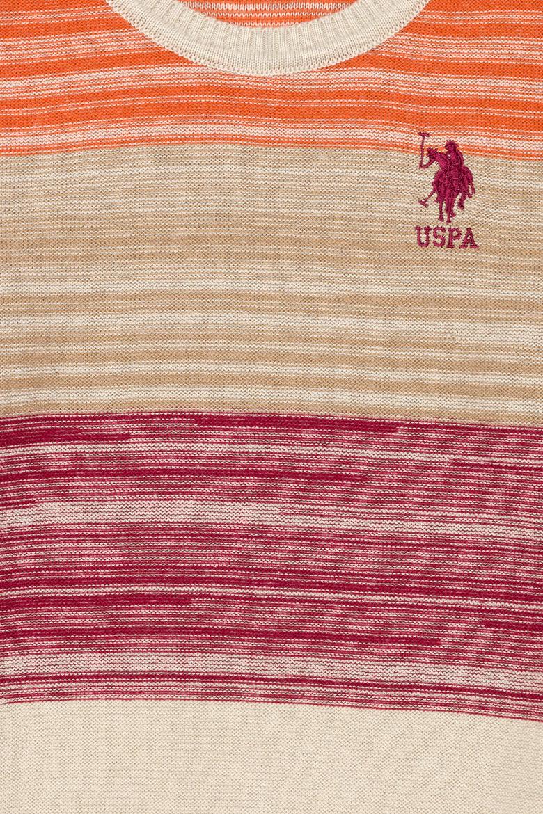 Erkek Çocuk Taş Melanj Bisiklet Yaka Triko Kazak - 50253371018