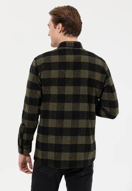 Erkek Haki Uzun Kollu Gömlek - 50262372016