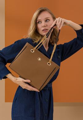 Kadın Kahverengi Omuz Çantası - 50271970002