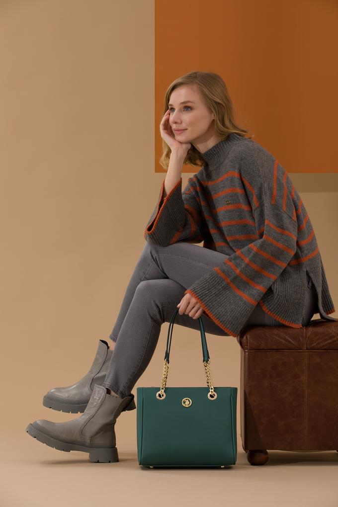 Kadın Petrol Omuz Çantası