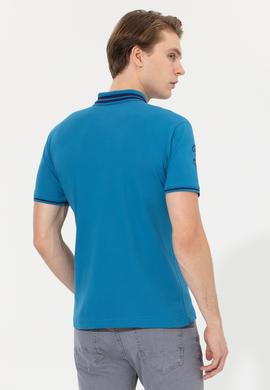 Erkek Petrol Basic Polo Yaka Tişört - 50249145076