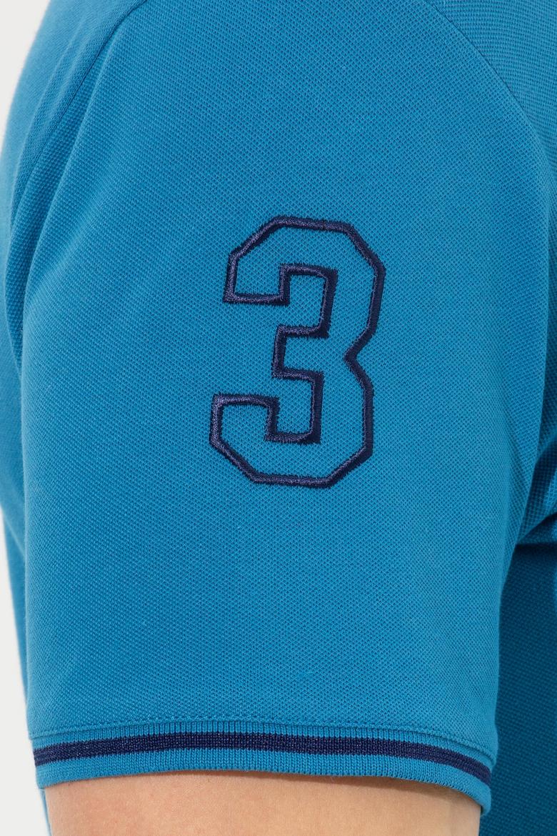 Erkek Petrol Basic Polo Yaka Tişört - 50249145076