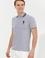 Erkek Gri Melanj Basic Polo Yaka Tişört