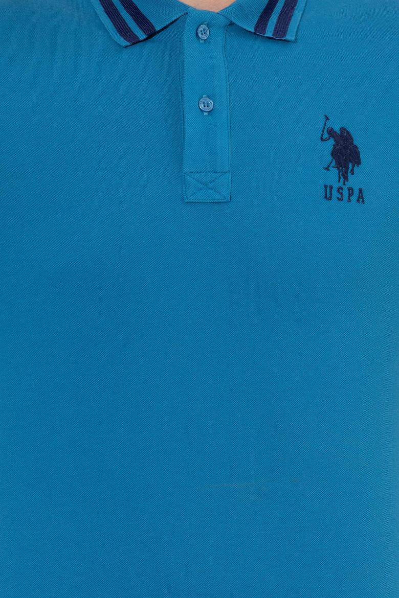 Erkek Petrol Basic Polo Yaka Tişört - 50249145076