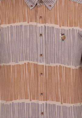 Erkek Camel Uzun Kollu Gömlek - 50256979030