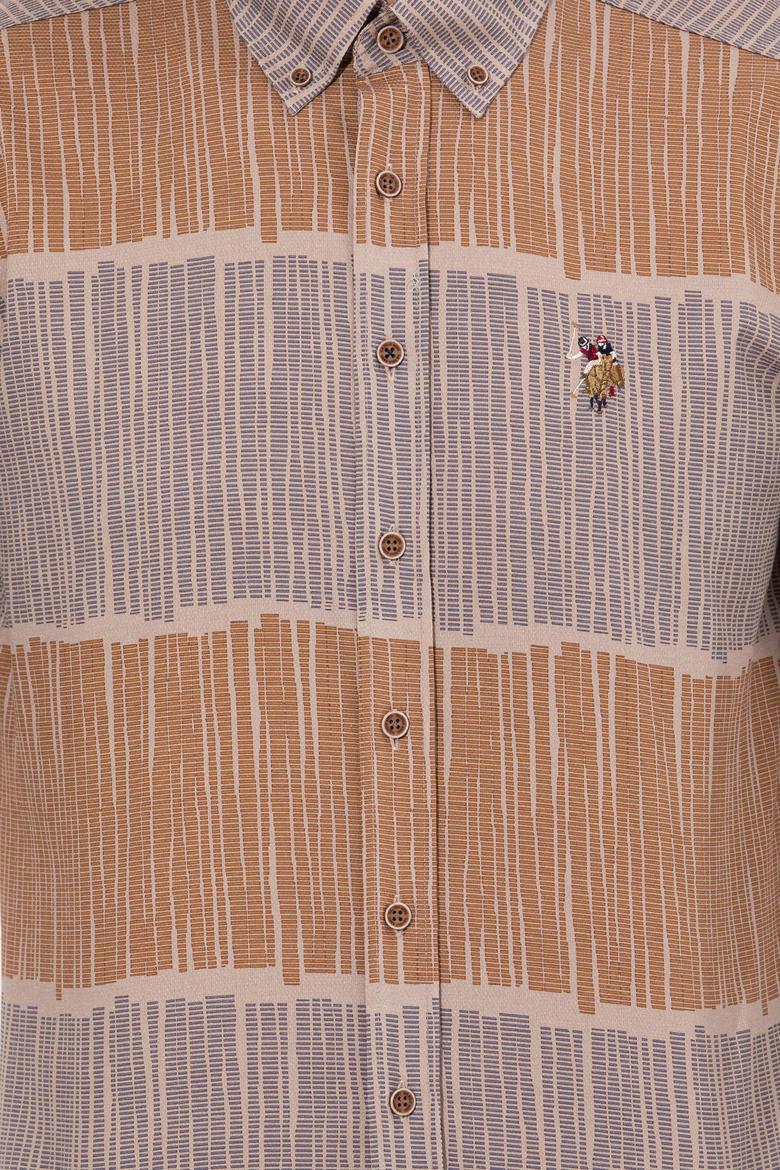 Erkek Camel Uzun Kollu Gömlek - 50256979030