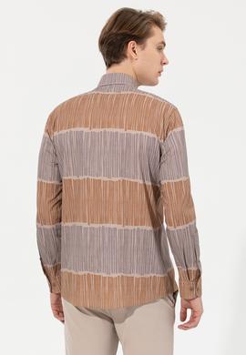 Erkek Camel Uzun Kollu Gömlek - 50256979030