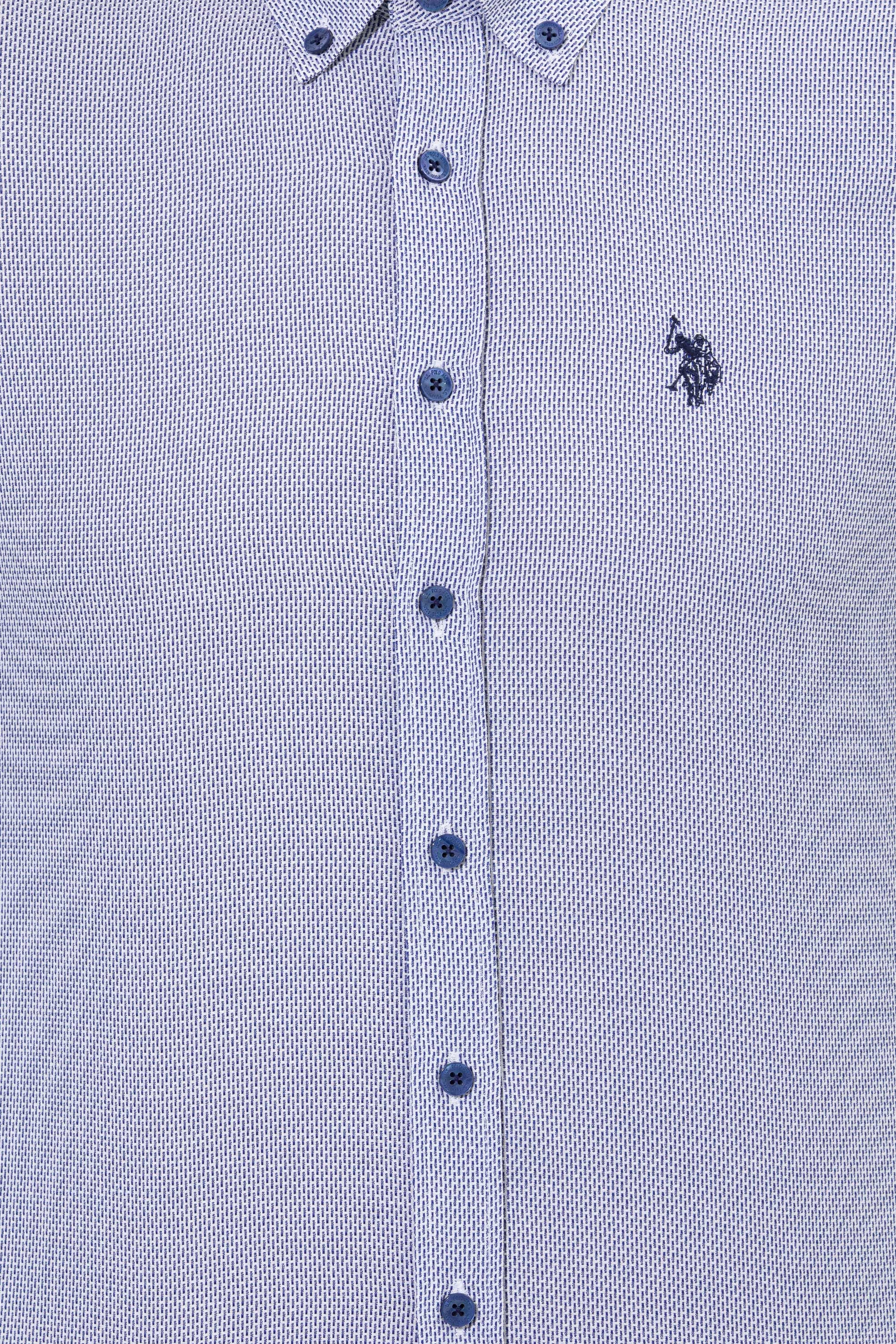 Erkek Saks Uzun Kollu Gömlek - Image 6