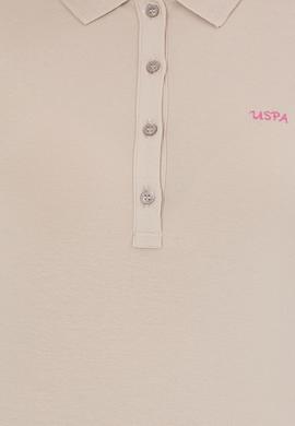 Kadın Taş Basic Polo Yaka Tişört - 50266348152