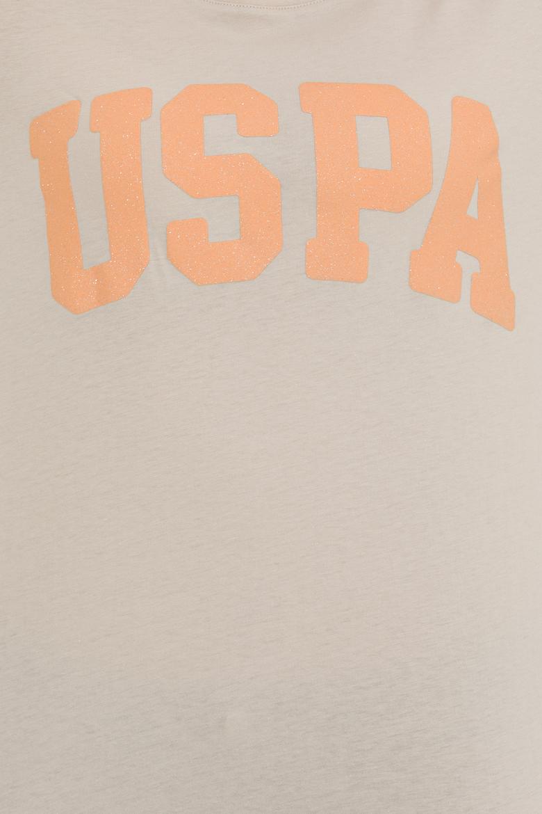 Kadın Taş Bisiklet Yaka Tişört - 50269557085