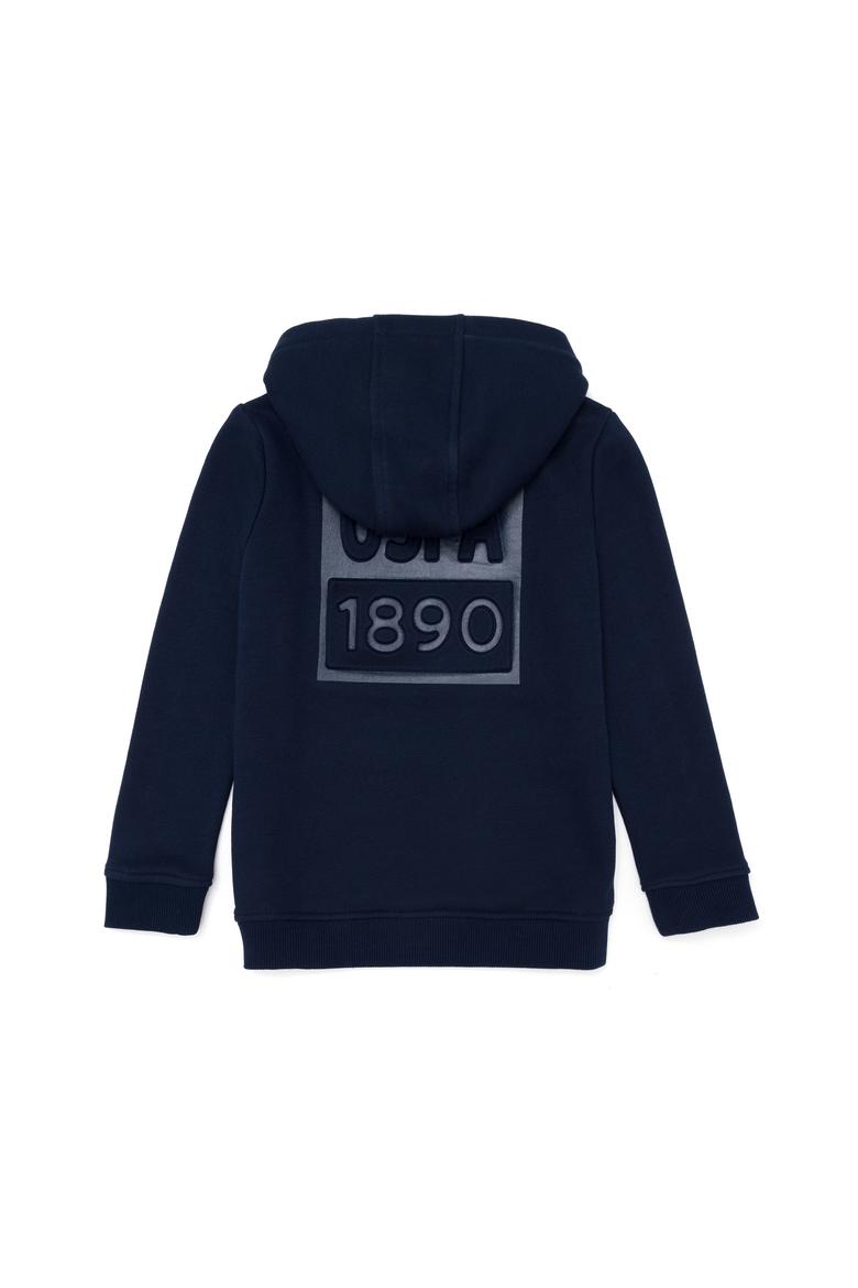 Çocuk Lacivert Kapüşonlu Sweatshirt - 50253474010