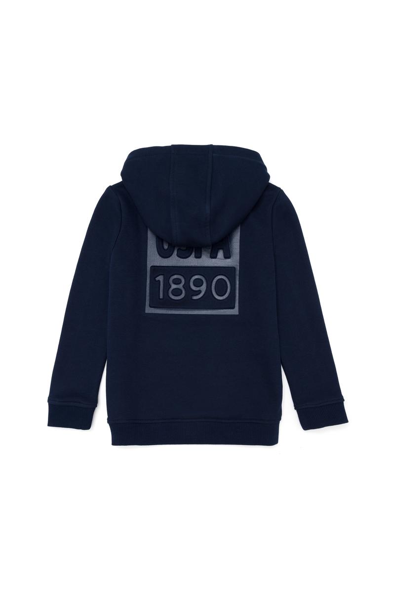 Çocuk Lacivert Kapüşonlu Sweatshirt