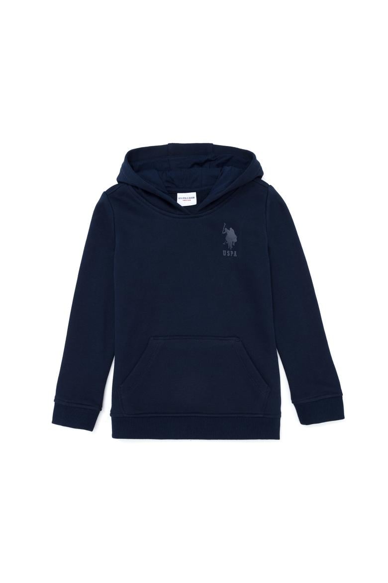 Çocuk Lacivert Kapüşonlu Sweatshirt