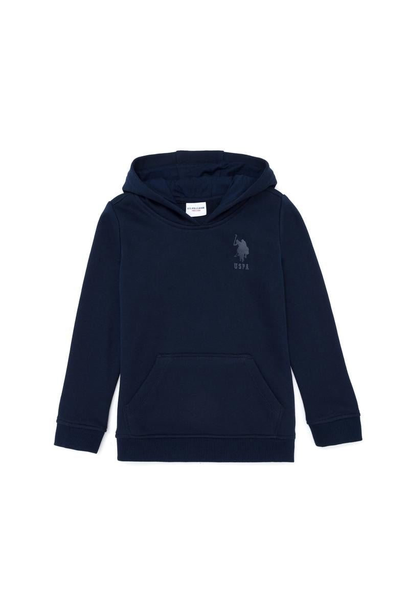 Çocuk Lacivert Kapüşonlu Sweatshirt