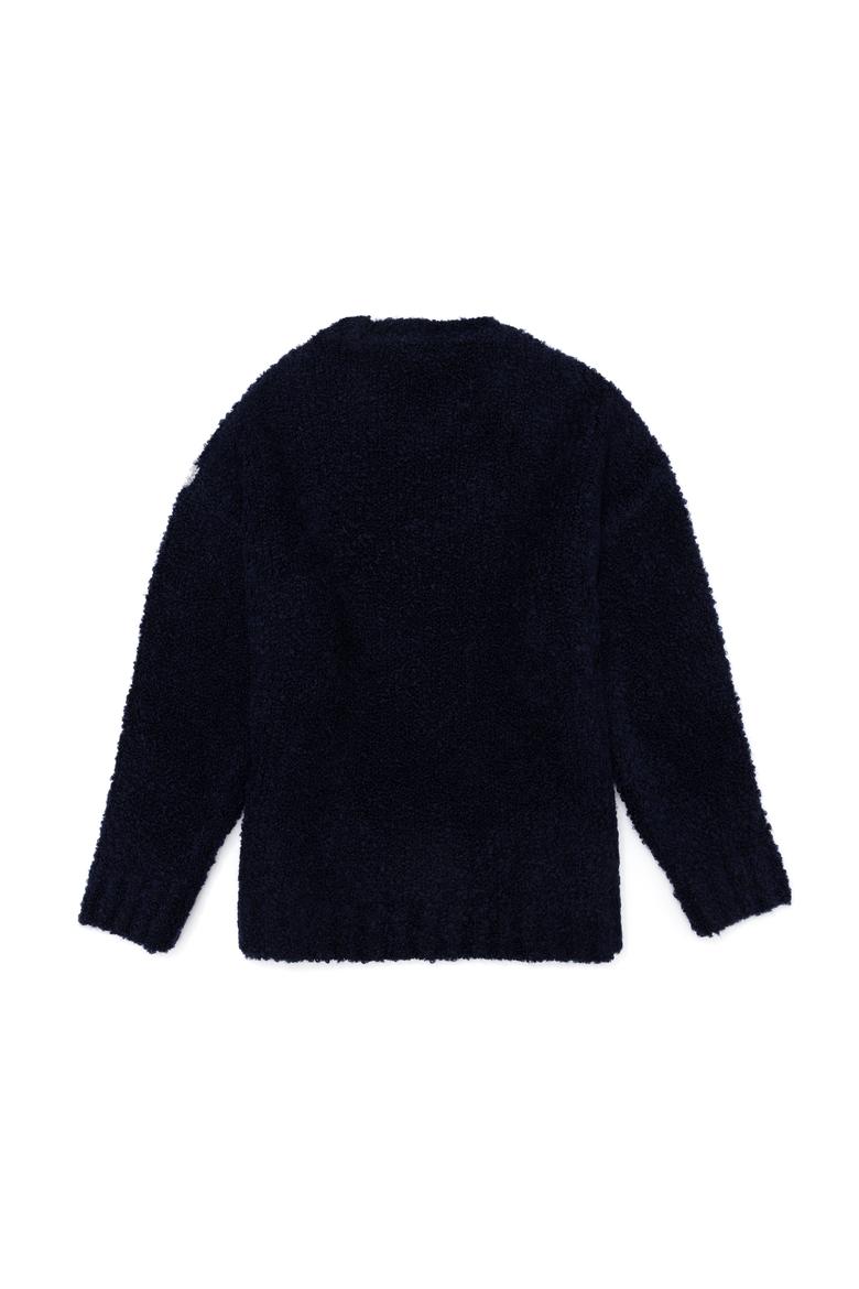 Erkek Çocuk Lacivert Bisiklet Yaka Triko Kazak - 50253968005