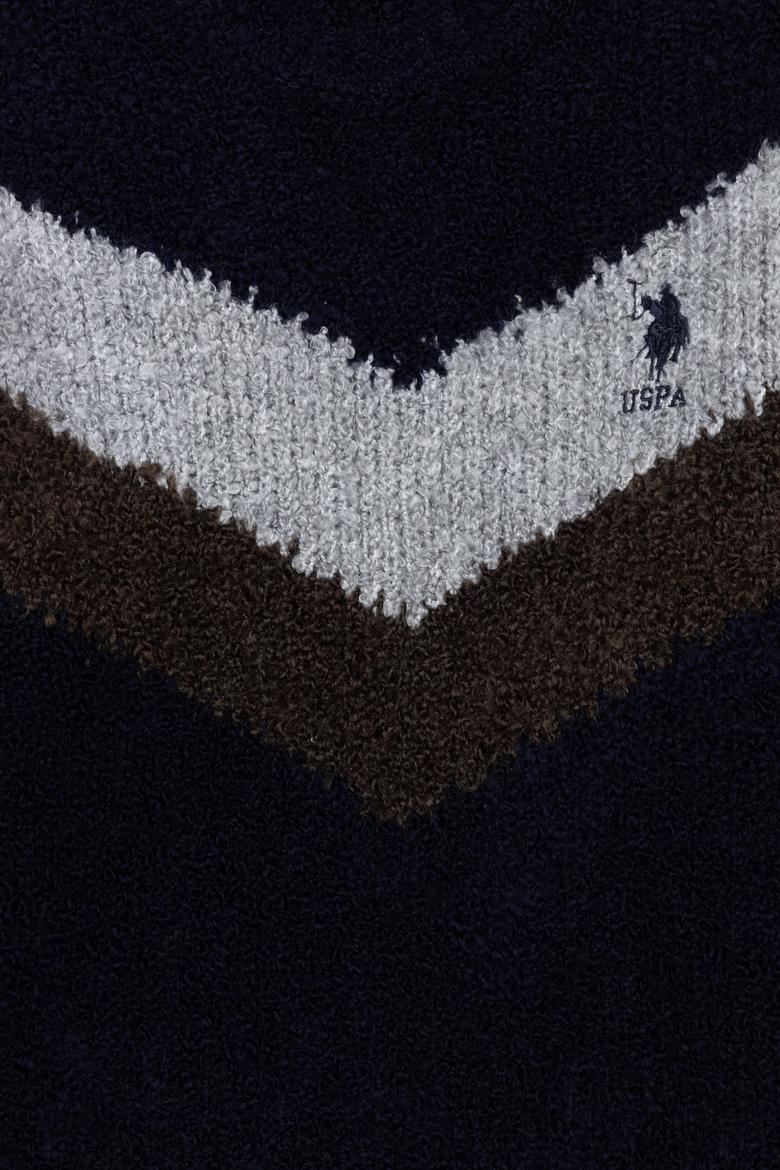 Erkek Çocuk Lacivert Bisiklet Yaka Triko Kazak - 50253968005