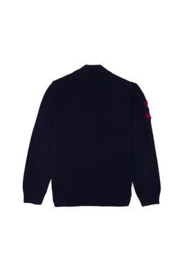 Erkek Çocuk Lacivert Fermuarlı Triko Hırka - 50256171021