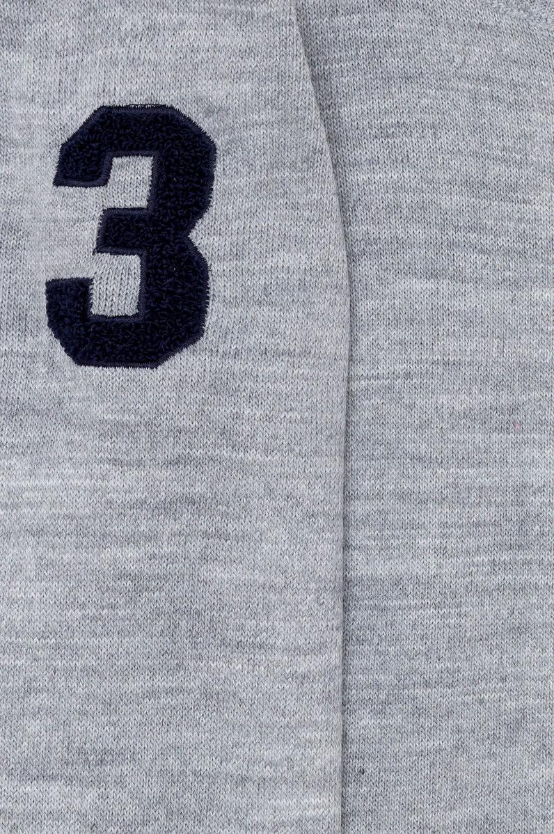 Erkek Çocuk Gri Melanj Fermuarlı Triko Hırka