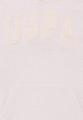 Çocuk Ekru Basic Kapüşonlu Sweatshirt - 50260922038