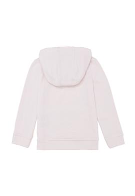 Çocuk Ekru Basic Kapüşonlu Sweatshirt - 50260922038