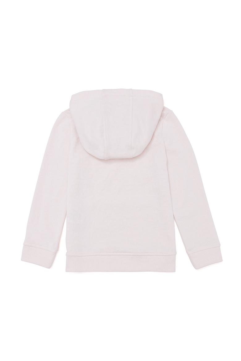 Çocuk Ekru Basic Kapüşonlu Sweatshirt - 50260922038