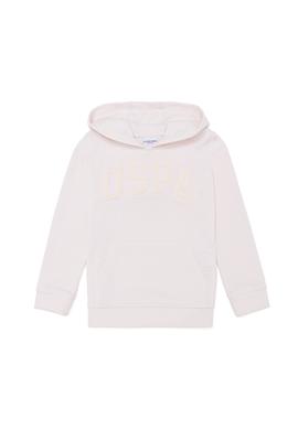 Çocuk Ekru Basic Kapüşonlu Sweatshirt - 50260922038