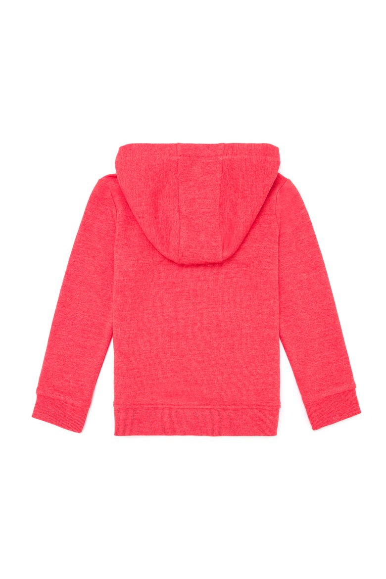 Çocuk Kırmızı Basic Kapüşonlu Sweatshirt - 50260922048