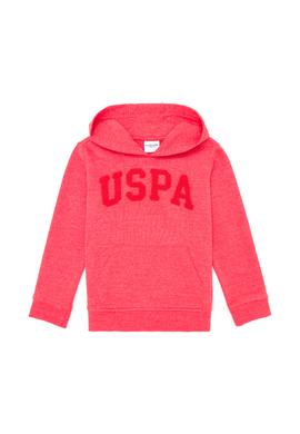 Çocuk Kırmızı Basic Kapüşonlu Sweatshirt - 50260922048