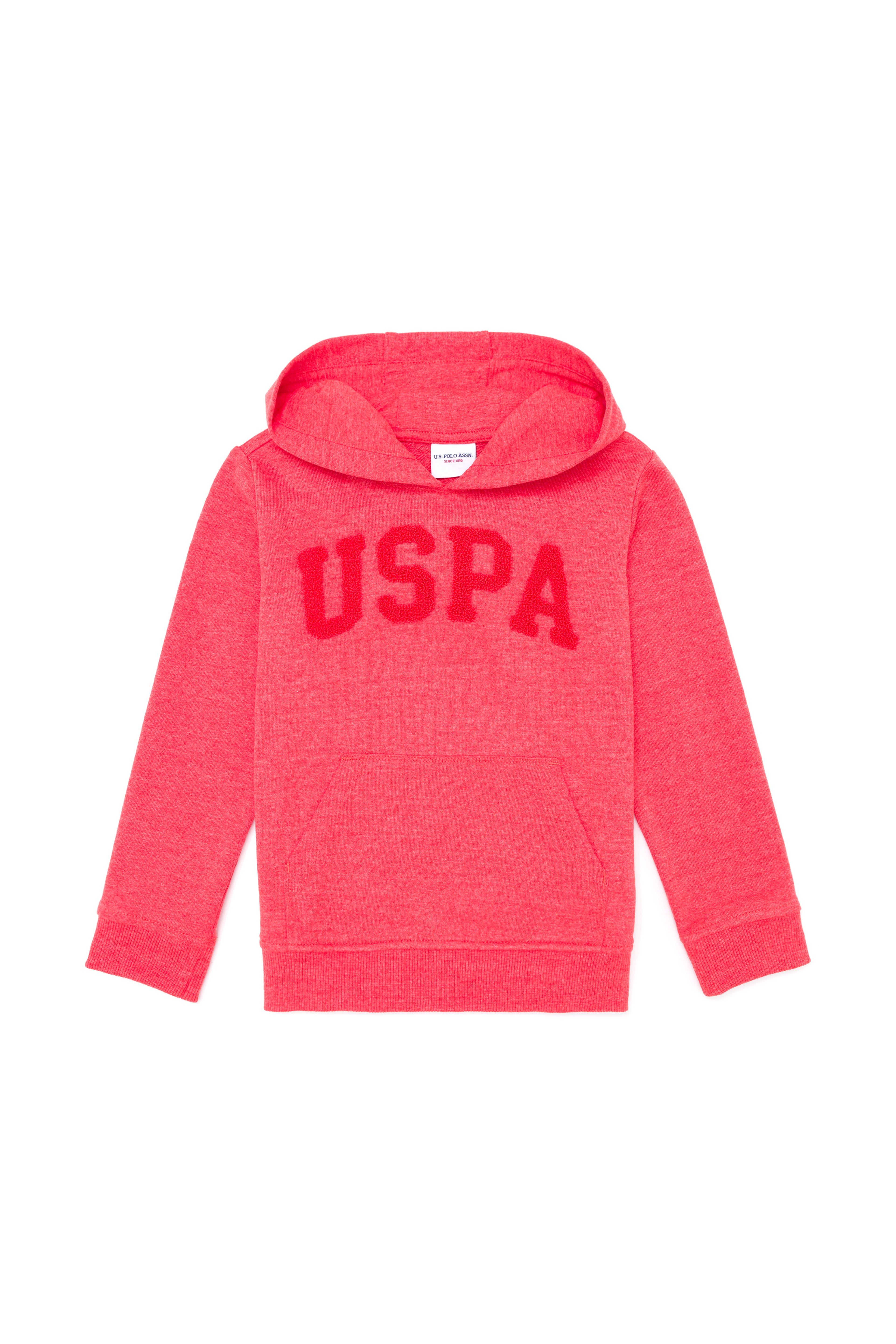 Çocuk Kırmızı Basic Kapüşonlu Sweatshirt